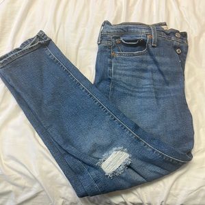 Levi’s Wedgie Straight Jeans Dark Blue Size 32x28